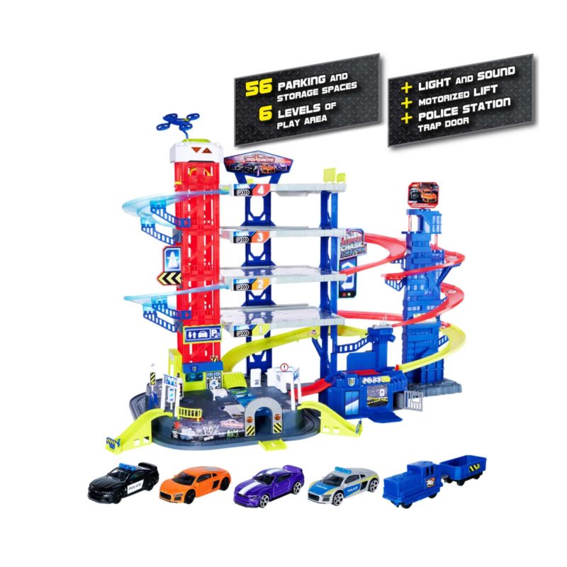 Majorette 5 levels super chase center