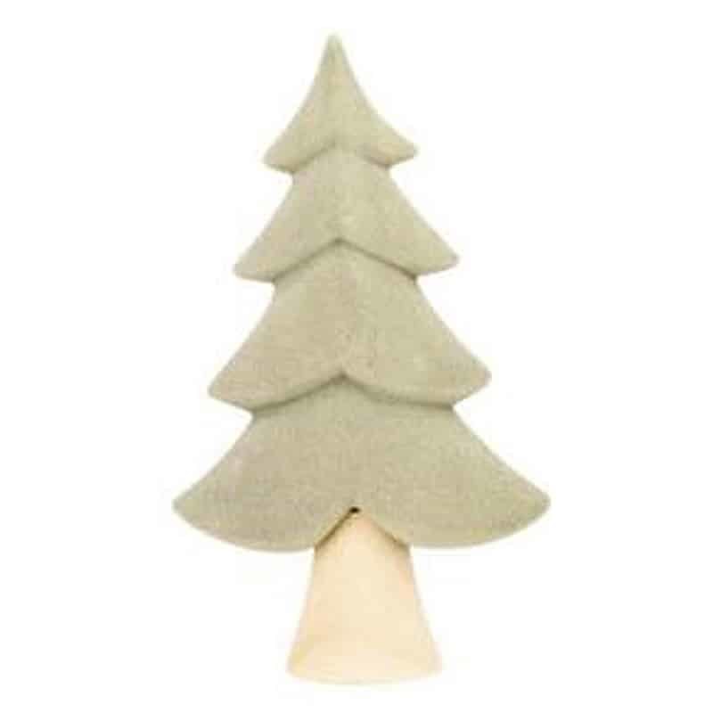 Kerstboom velvet groen 29cm
