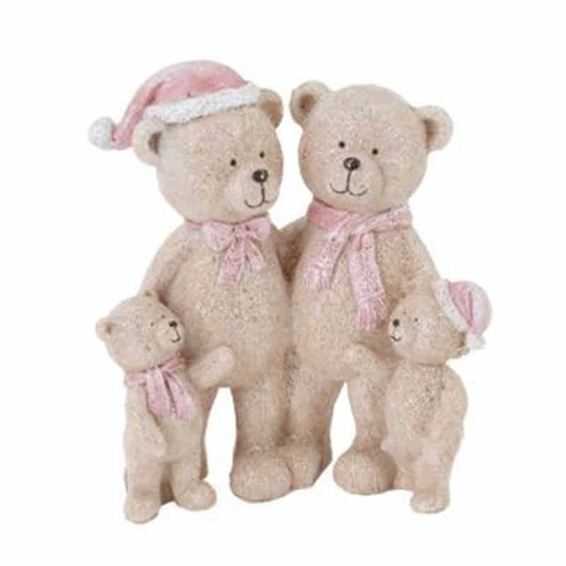 beerfamilie teddy lichtroze