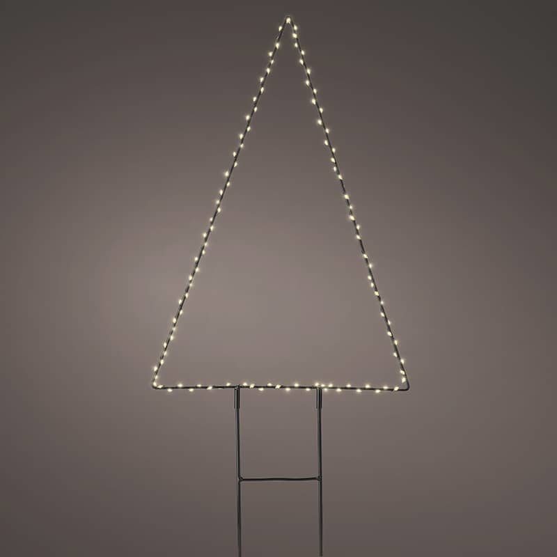 Tuinsteker Boom metaal (47cm) LED warm wit