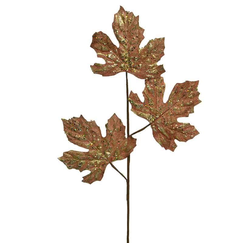Tak polyester blad gold leaves - Afbeelding 2