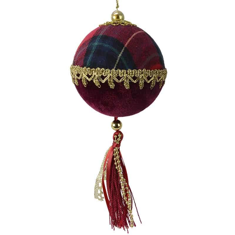 Kerstbal ø8cm (2 ass. kleuren) - Afbeelding 2