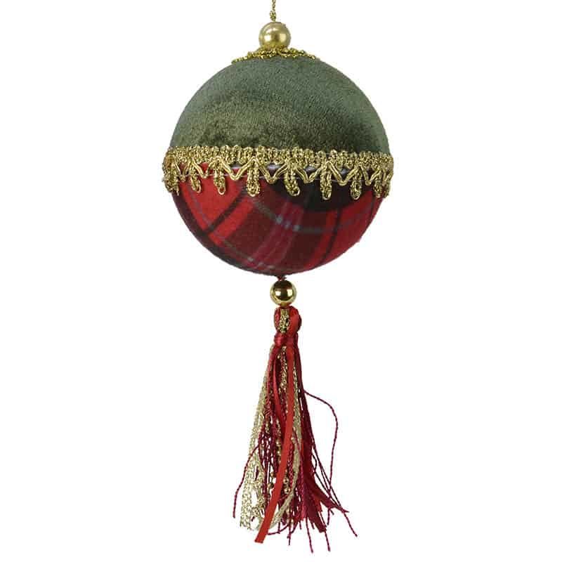 Kerstbal ø8cm (2 ass. kleuren)