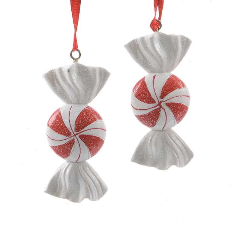 Snoep emaille (4 ass.) rood/wit - 2 stuks - Afbeelding 2