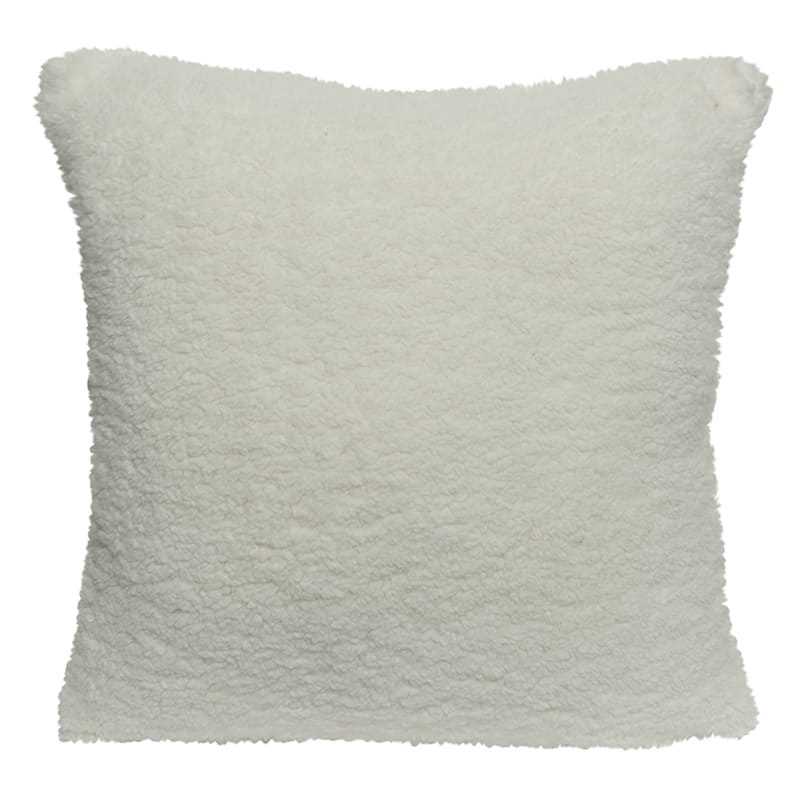Kussen teddy wit