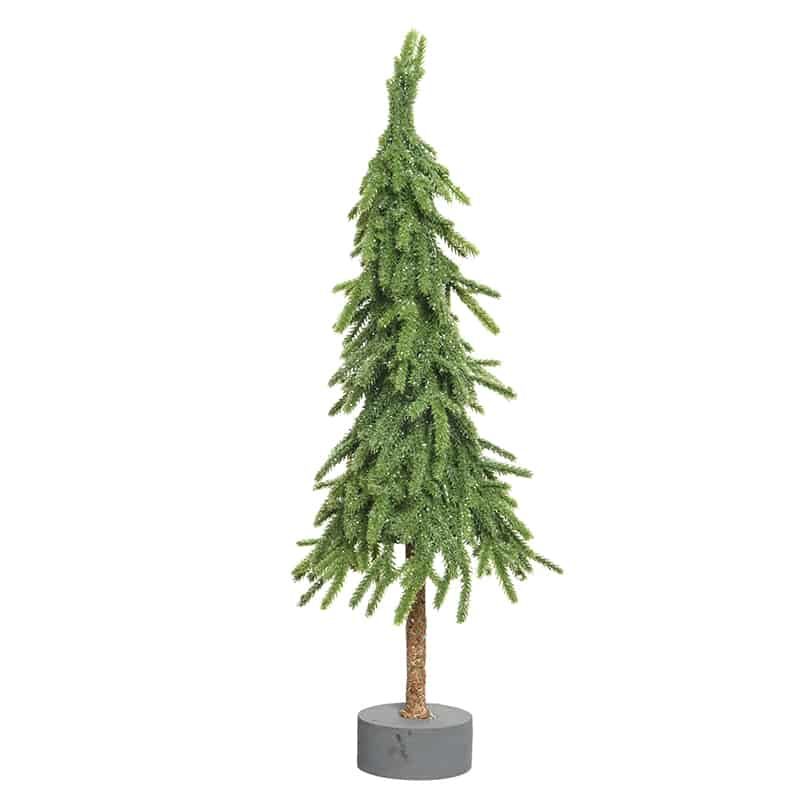 Mini boom glitter 35cm groen