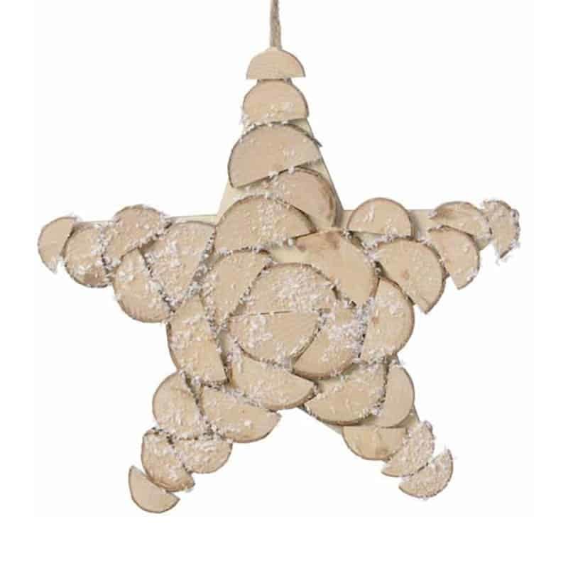 Ster 13cm vurenhout naturel