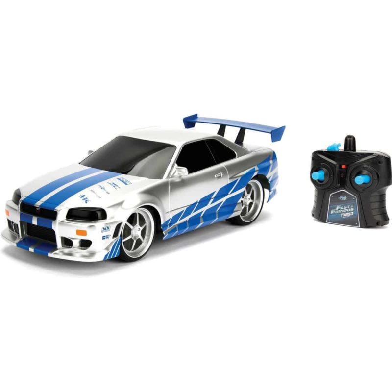 Fast & Furious RC Nissan Skyline GRT1 blauw/zilver