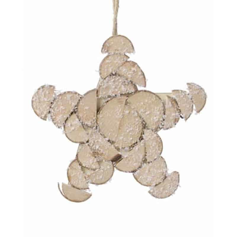 Ster 14cm vurenhout naturel