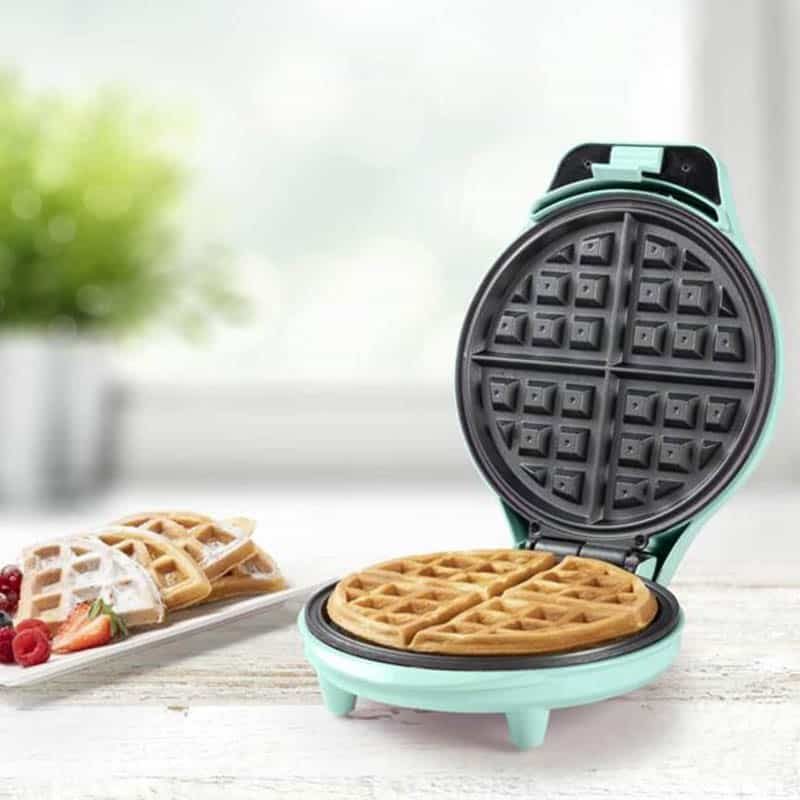 Wafelijzer ronde brusselse wafel mint 700W - Afbeelding 5