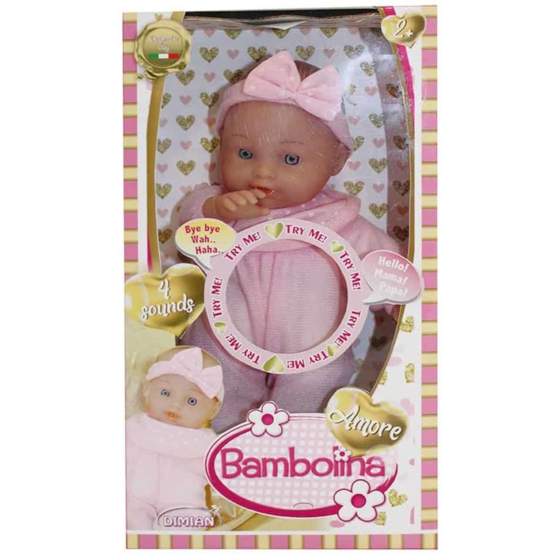 Bambolina Amore babypop met geluid - Afbeelding 4