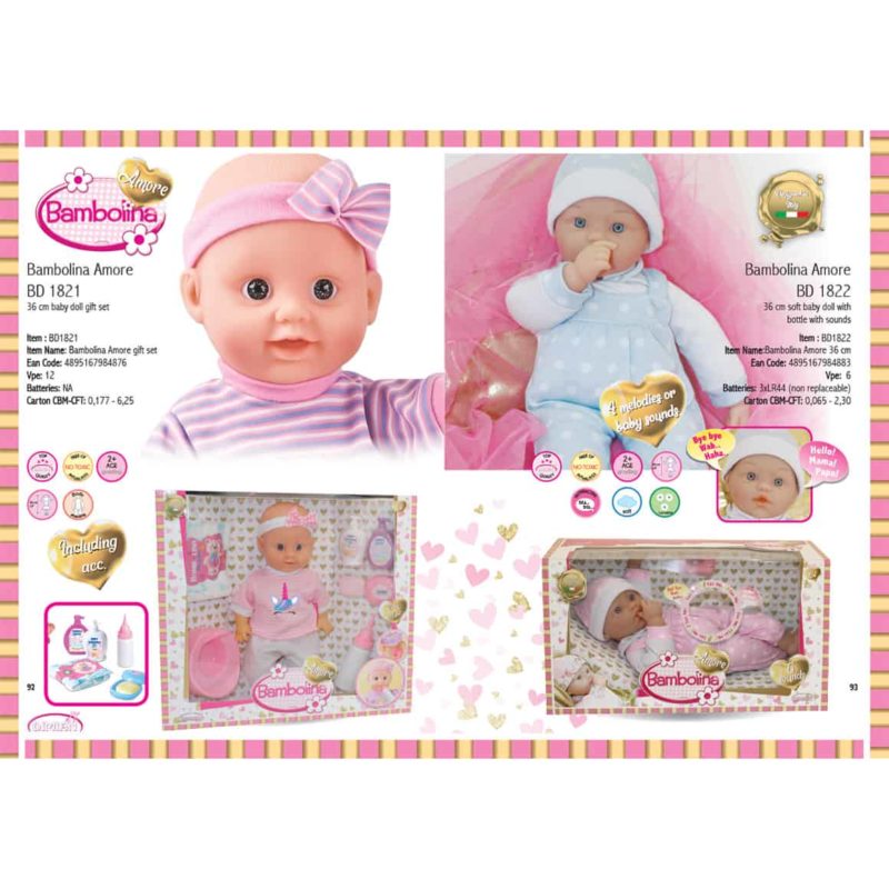 Bambolina Playtime Babypop met drink- & plasfunctie - Afbeelding 2