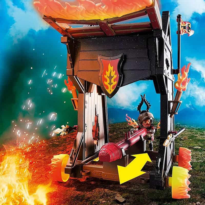 Playmobil Novelmore Burnham Raiders vurige stormram (70393) - Afbeelding 4