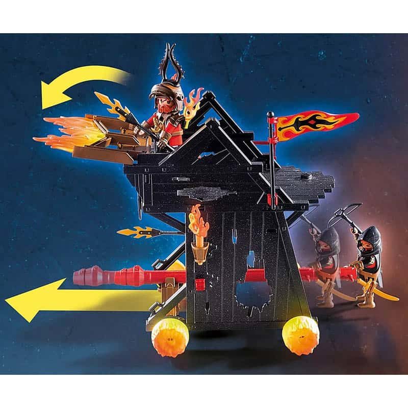 Playmobil Novelmore Burnham Raiders vurige stormram (70393) - Afbeelding 3