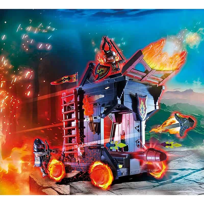 Playmobil Novelmore Burnham Raiders vurige stormram (70393) - Afbeelding 2