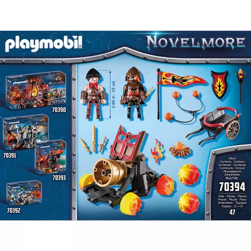 Playmobil Novelmore Burnham Raiders lavabombardement (70394) - Afbeelding 3