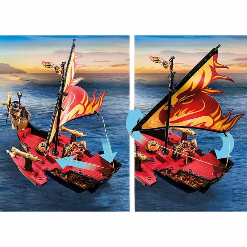 Playmobil Novelmore Burnham Raiders vuurschip (70641) - Afbeelding 6