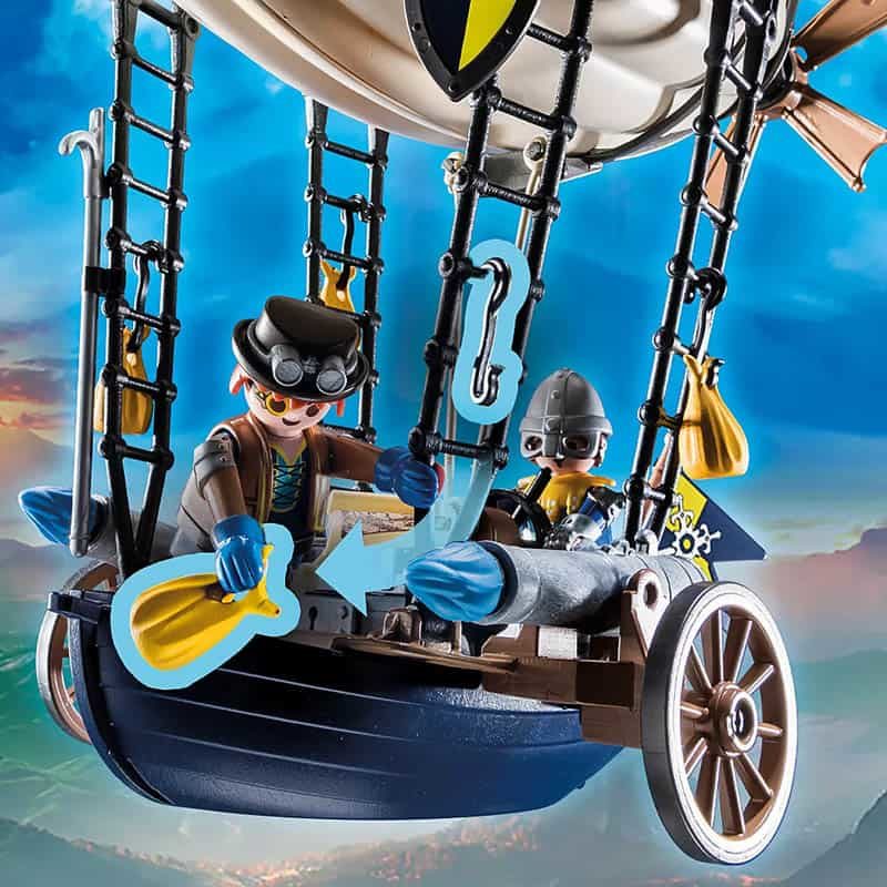 Playmobil Novelmore Dario's Zeppelin (70642) - Afbeelding 3