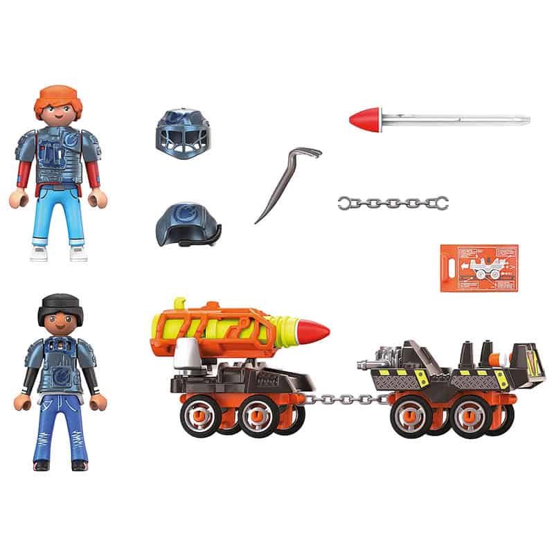 Playmobil® Dino Rise: Dino Mine Raket Kart (70929) - Afbeelding 4