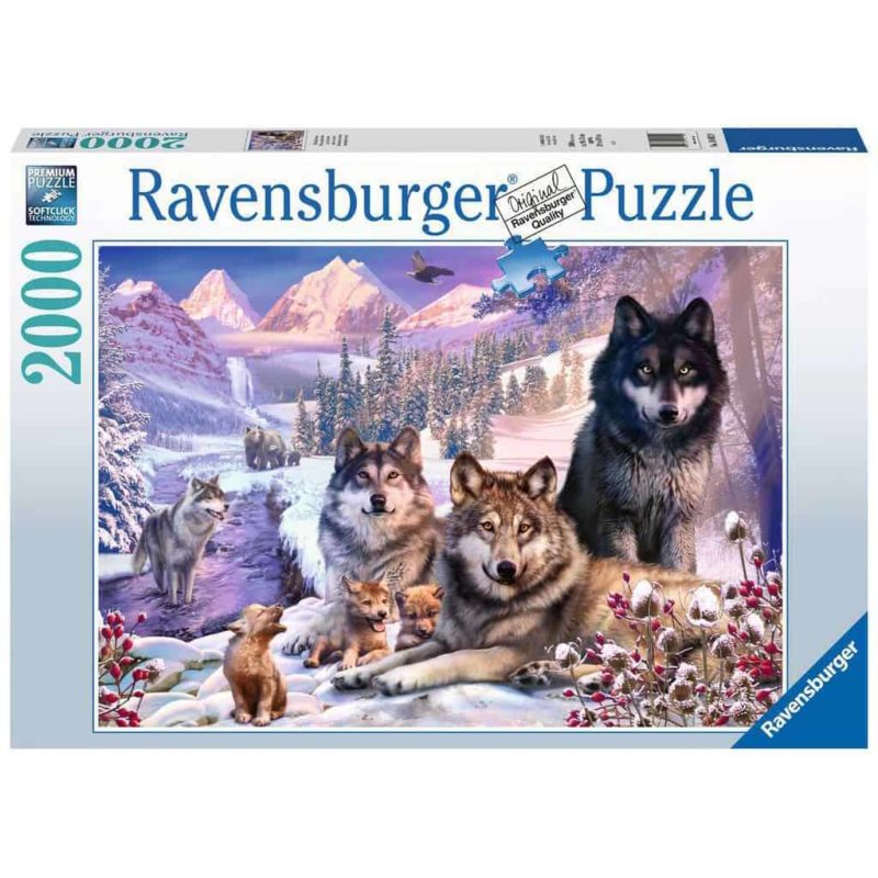 RB Puzzel 2000st. Wolven in de sneeuw