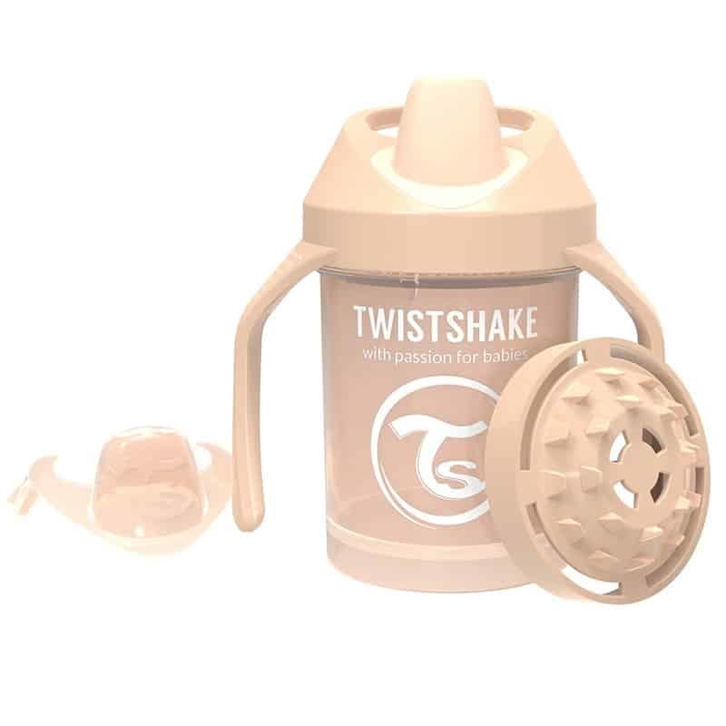 Drinkbeker beige 230ml twistshake