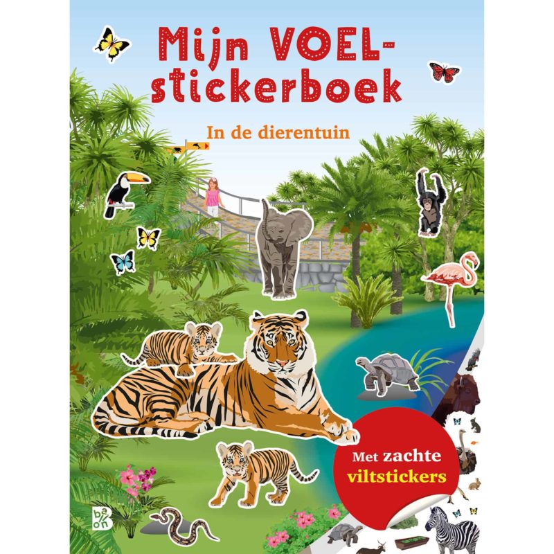 DB Voelstickerboek: In de dierentuin