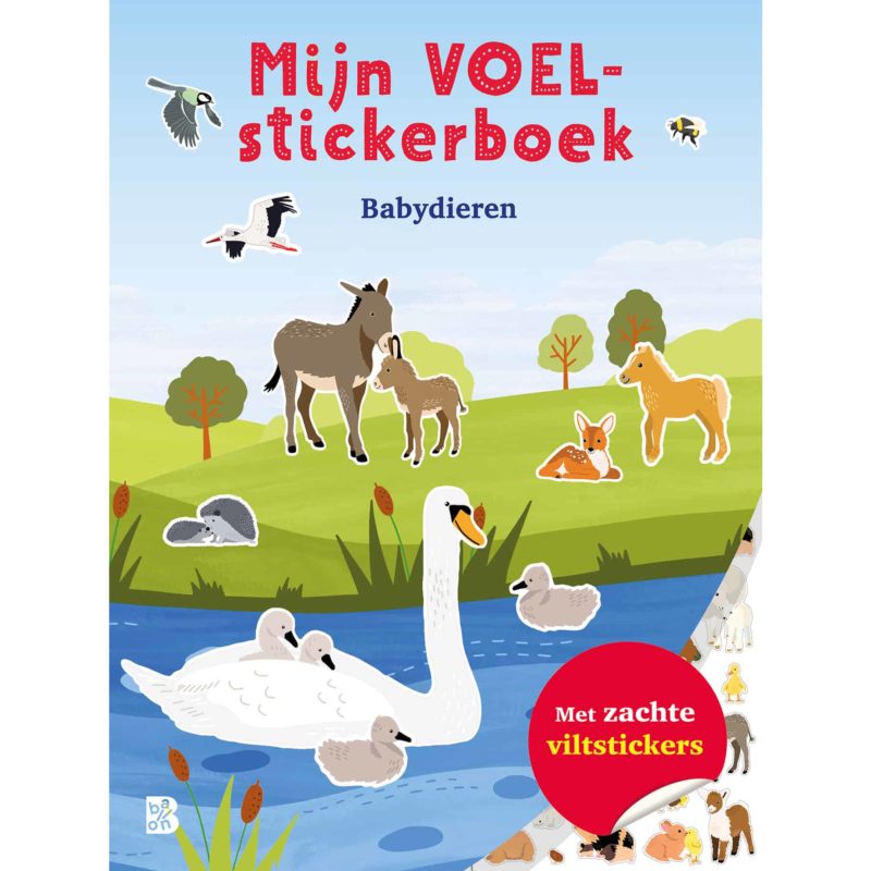 DB Mijn voelstickerboek - Babydieren