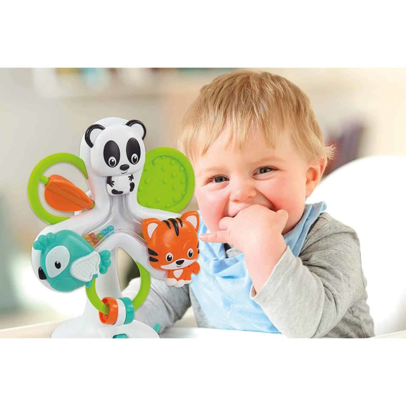 Baby Clementoni Ring en Ring Dieren voor hoge stoel - Afbeelding 3