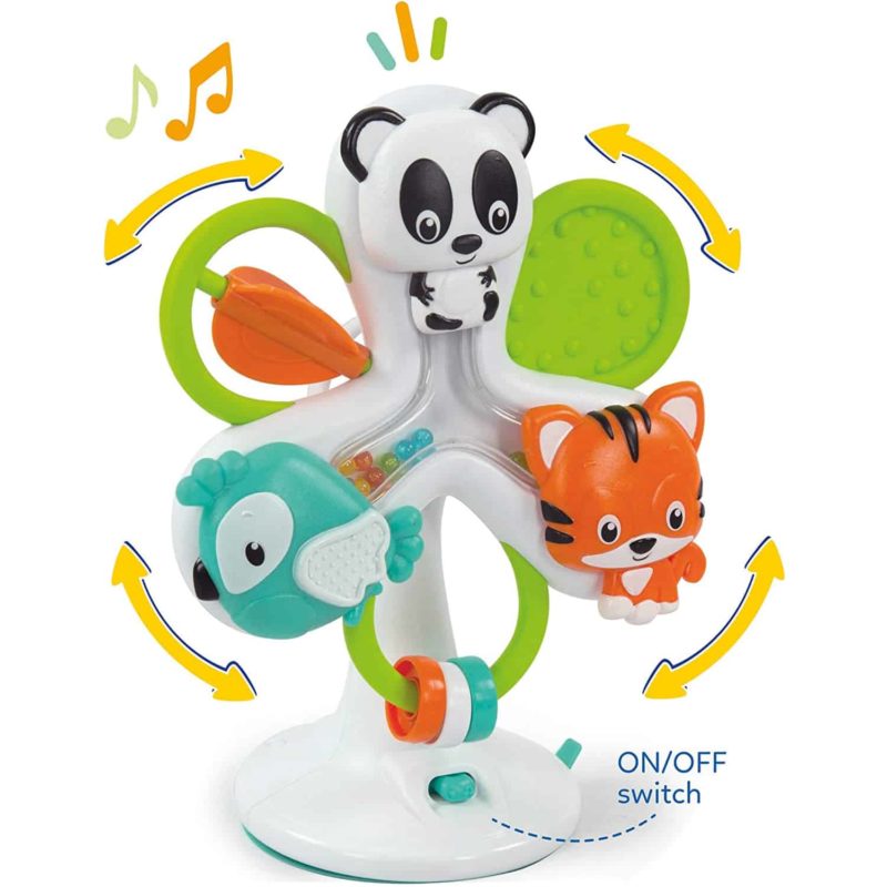 Baby Clementoni Ring en Ring Dieren voor hoge stoel - Afbeelding 2