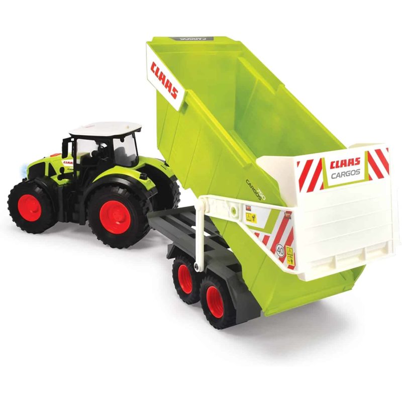 Dickie CLAAS Tractor + Trailer met dumpfunctie - Afbeelding 4