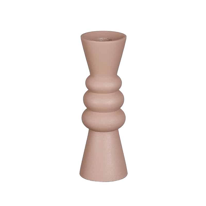 Kandelaar rollo roze
