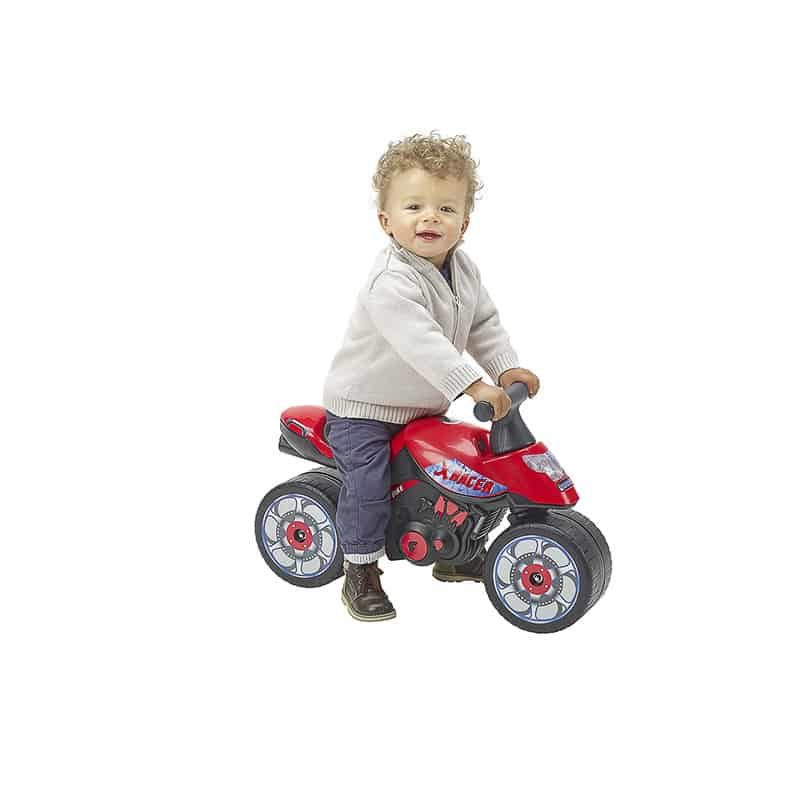 Falk baby moto "Racing Team" zwart/rood - Afbeelding 2