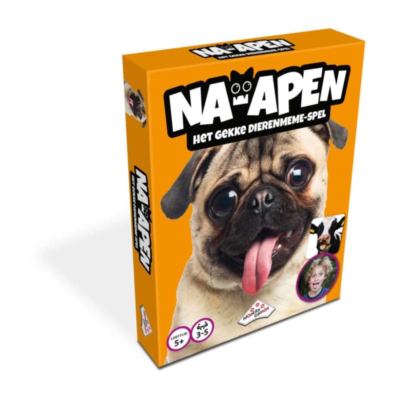 Kaartspel Na-Apen gekke dieren spel