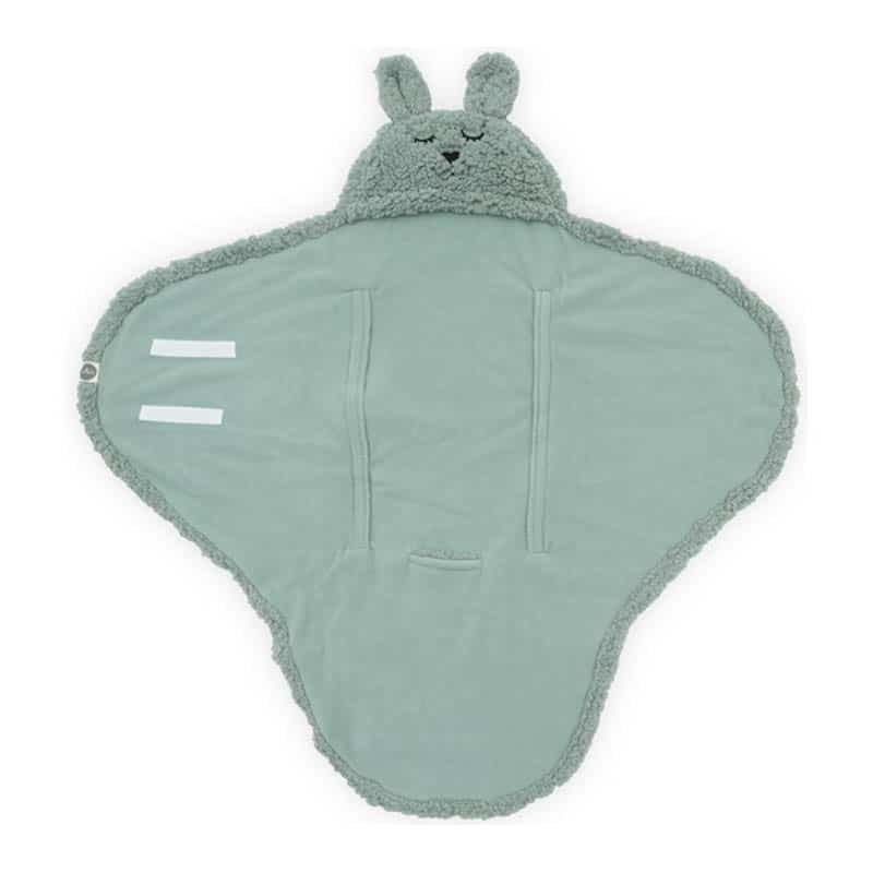 Wikkeldeken bunny groen - Afbeelding 3