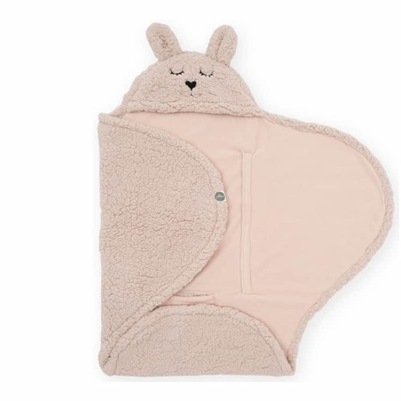 Wikkeldeken bunny pink - Afbeelding 3