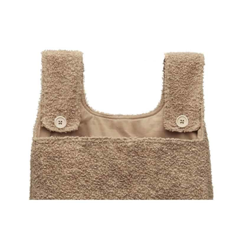 Boxopbergzak Boucle Biscuit - Afbeelding 2