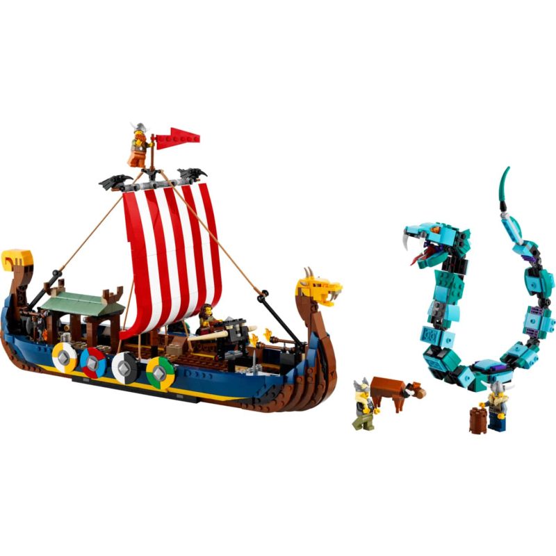 Lego Vikingschip/Midgaardslang - Afbeelding 2