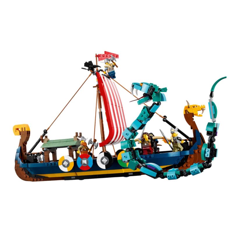 Lego Vikingschip/Midgaardslang - Afbeelding 3