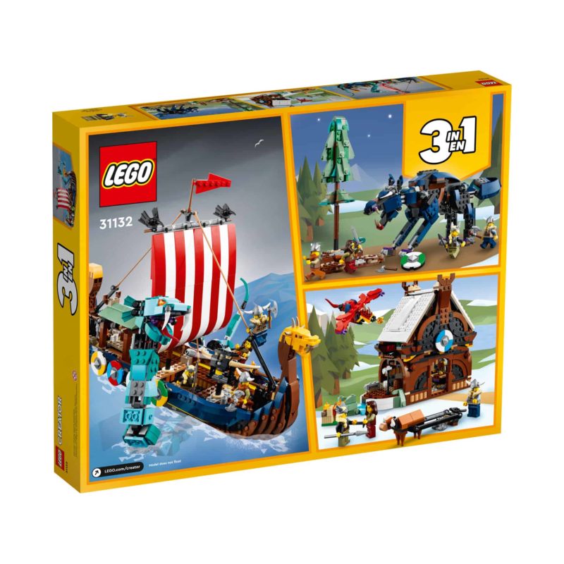 Lego Vikingschip/Midgaardslang - Afbeelding 4