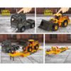Majorette 213726000-Volvo Truck Wheel Loader,Multicolor