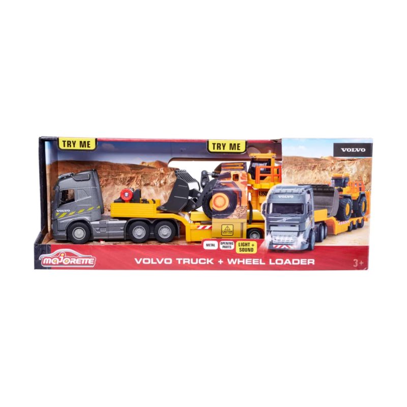 Majorette Volvo Truck + Wheel Loader - Afbeelding 4