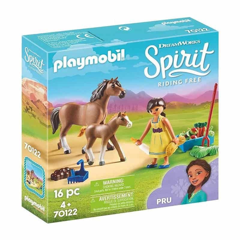 Playmobil® Spirit: Pru met paard en veulen (70122)