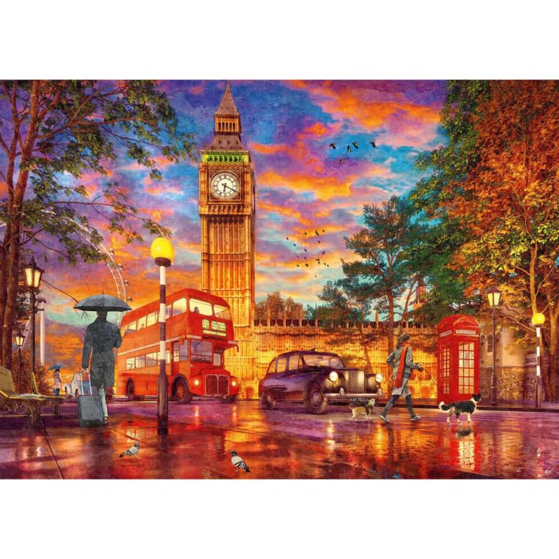 RB Puzzel 1000st Zonsondergang Londen - Afbeelding 2