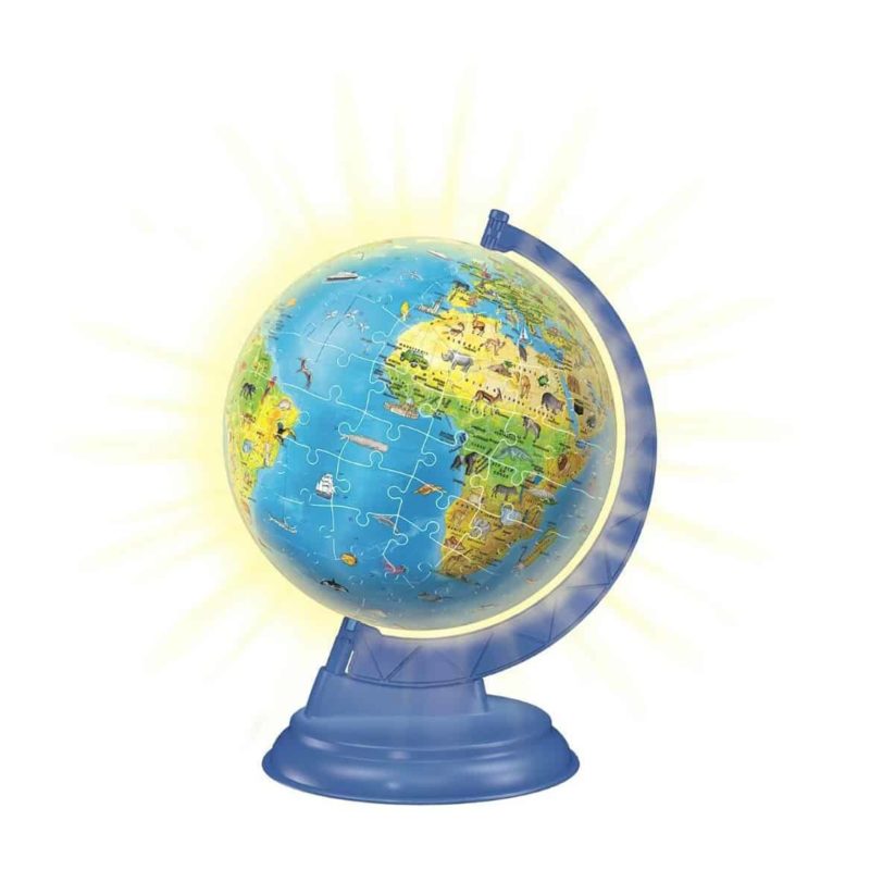 RB 3D Puzzel Kinderglobe Night Edition - Afbeelding 2