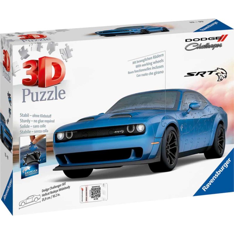 RB 3D Puzzel Dodge Challenger Hellcat Redeye Widebody