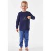 Kinder pyjama lang - 803 donker blauw