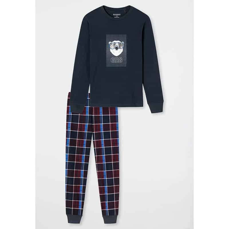 Jongens pyjama lang - 203 antraciet - Afbeelding 2