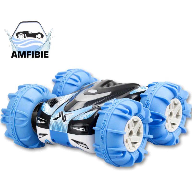 Exost 1:18 R/C 360° AquaCross amfibie stuntauto blauw