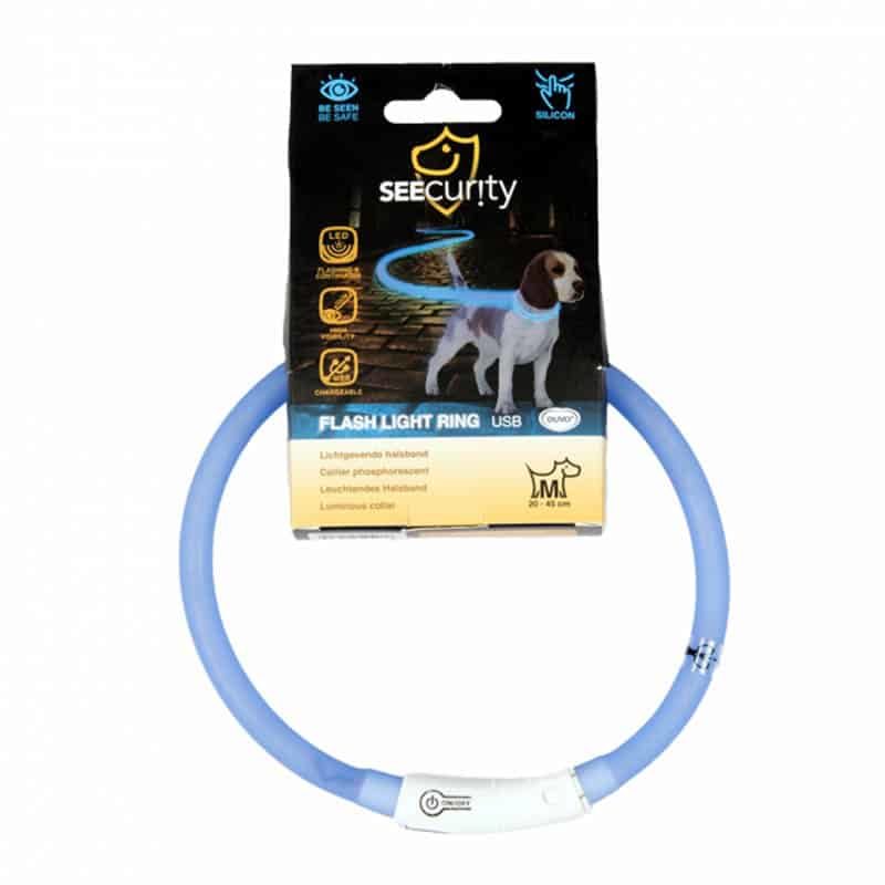 Laroy Ring Flash licht USB 70cm blauw
