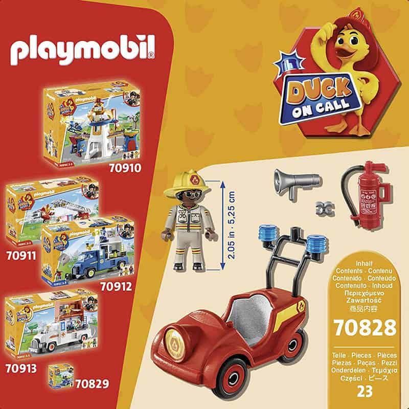 Playmobil® Duck on Call: Mini-Brandweerwagen (70828) - Afbeelding 5